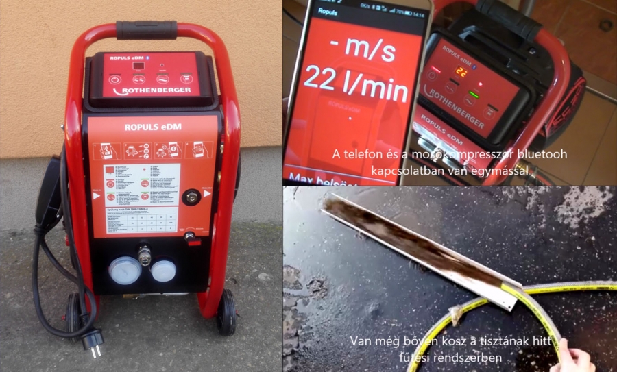 Professzionális fűtésrendszer átmosás a HFC Thermo Bt.-től